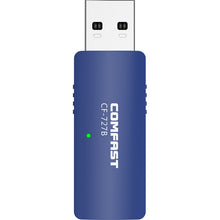 Load image into Gallery viewer, COMFAST CF-727B 1300Mbps Dual Frequency Gigabit USB Desktop Transmitter Receiver Portable Bluetooth V4.2 + WiFi Wireless Network Card
