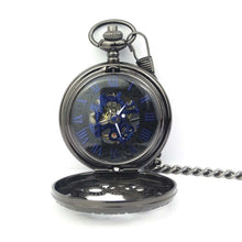 Load image into Gallery viewer, Classical Mechanical Pocket Watch Large Retro Gear Embossed Hollow Pocket Watch