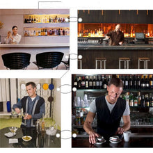 Load image into Gallery viewer, 18 in 1 Stainless Steel Cocktail Shaker Set, Oval Bamboo Base, Bar Tool Set, 350ml, 550ml, 750ml