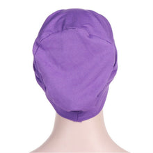 Load image into Gallery viewer, Modal Stretch Cloth Forehead Cross Headscarf Cap Chemotherapy Cap