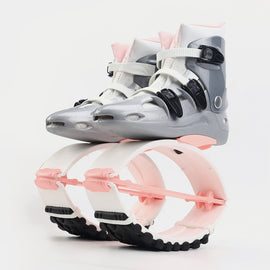 Jumping Shoes Bounce Shoes Indoor Sports Rebound Shoes, 33/35  (Pink White), 33/35 (Green And White), 36/38  (Pink White), 36/38  (Green And White), 36/38 (Orange Black), 36/38  (Green And Black), 39/41  (Pink White), 39/41  (Green And White)          ...