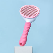 Load image into Gallery viewer, Stainless Steel Needle Automatic Cleaning Pet Hair Removal Dog Brush Pet Comb, Blue Thick Needle, Blue Fine Needle, Pink Thick Needle, Pink Fine Needle, Gray Thick Needle, Gray Fine Needle