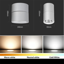 Load image into Gallery viewer, 360 Degrees Rotatable Foldable COB LED Background Spot Light Surface Mounted Ceiling Lamp, 7W Warm White, 7W White, 10W Warm White, 10W White, 12W Warm White, 12W White