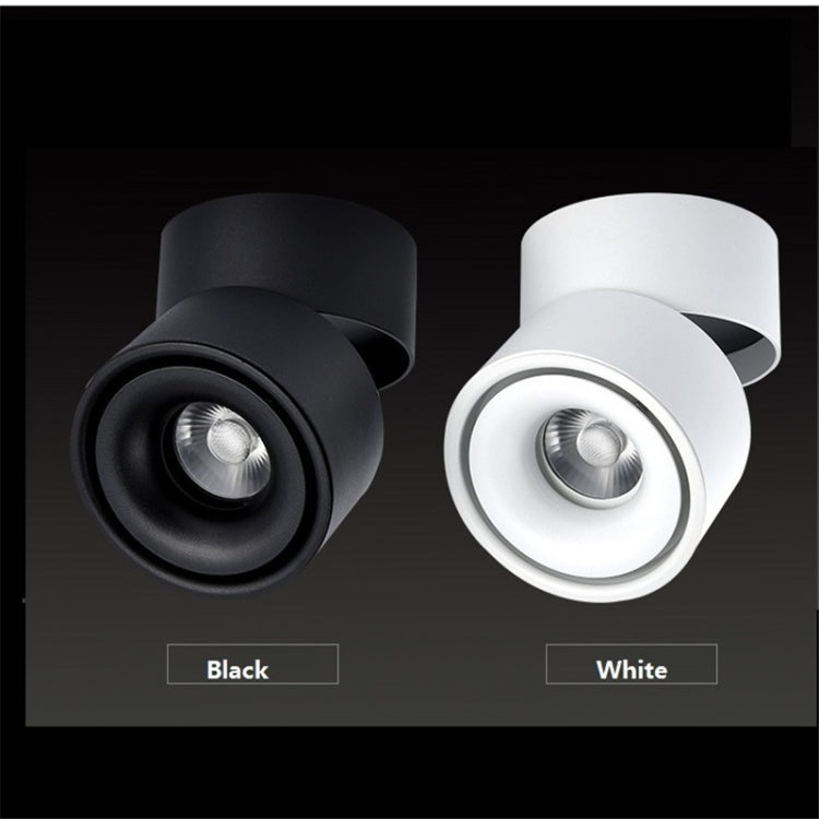 360 Degrees Rotatable Foldable COB LED Background Spot Light Surface Mounted Ceiling Lamp, 5W Warm White, 5W White, 7W Warm White, 7W White, 10W Warm White, 10W White, 12W Warm White, 12W White, 3W  Warm White, 3W  White
