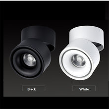 Load image into Gallery viewer, 360 Degrees Rotatable Foldable COB LED Background Spot Light Surface Mounted Ceiling Lamp, 7W Warm White, 7W White, 10W Warm White, 10W White, 12W Warm White, 12W White