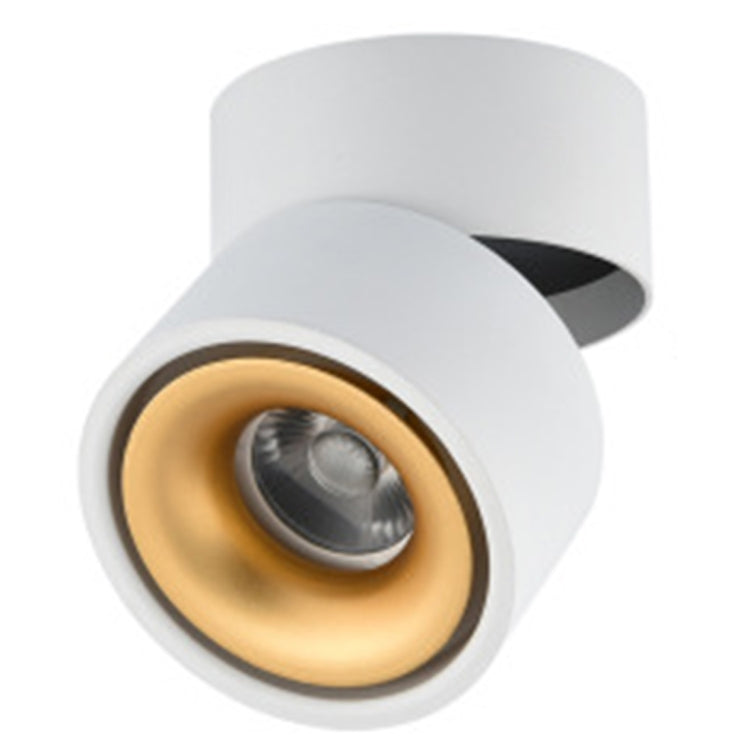360 Degrees Rotatable Foldable COB LED Background Spot Light Surface Mounted Ceiling Lamp, 5W Warm White, 5W White, 7W Warm White, 7W White, 10W Warm White, 10W White, 12W Warm White, 12W White, 3W  Warm White, 3W  White