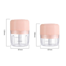 Load image into Gallery viewer, Household Vegetable Cutting Electric USB Garlic Masher Baby Mini Cooking Machine Baby Food Supplement Machine, 100ml, 250ml, 100ml + 250ml