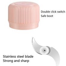 Load image into Gallery viewer, Household Vegetable Cutting Electric USB Garlic Masher Baby Mini Cooking Machine Baby Food Supplement Machine, 100ml, 250ml, 100ml + 250ml