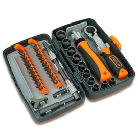 38 In 1 Labor-Saving Ratchet Multi-Purpose Screwdriver Set Household Hardware Tools Combination Screwdriver Toolbox, 38 In 1