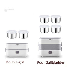 Load image into Gallery viewer, Lunch Box With Electric Heating And Heat Preservation Can Be Plugged In Barrel Office Worker Rice Cooker, UK Plug Double-gut, EU Plug Double-gut, US Plug Double-gut, UK Plug Four Gallbladder, EU Plug Four Gallbladder, US Plug Four Gallbladder