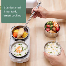 Load image into Gallery viewer, Lunch Box With Electric Heating And Heat Preservation Can Be Plugged In Barrel Office Worker Rice Cooker, UK Plug Double-gut, EU Plug Double-gut, US Plug Double-gut, UK Plug Four Gallbladder, EU Plug Four Gallbladder, US Plug Four Gallbladder
