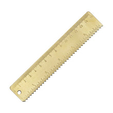Load image into Gallery viewer, Brass Retro Drawing Ruler Measuring Tools, 0-10cm Isosceles Triangle Ruler, 0-10cm Right Angle Triangle Ruler, 0-15cm Wave Ruler, 0-15cm Ruler, 0-18cm Ruler, 0-120mm Caliper Single Scale, 0-180 Degree Protractor, 0-120mm Caliper Double Scale