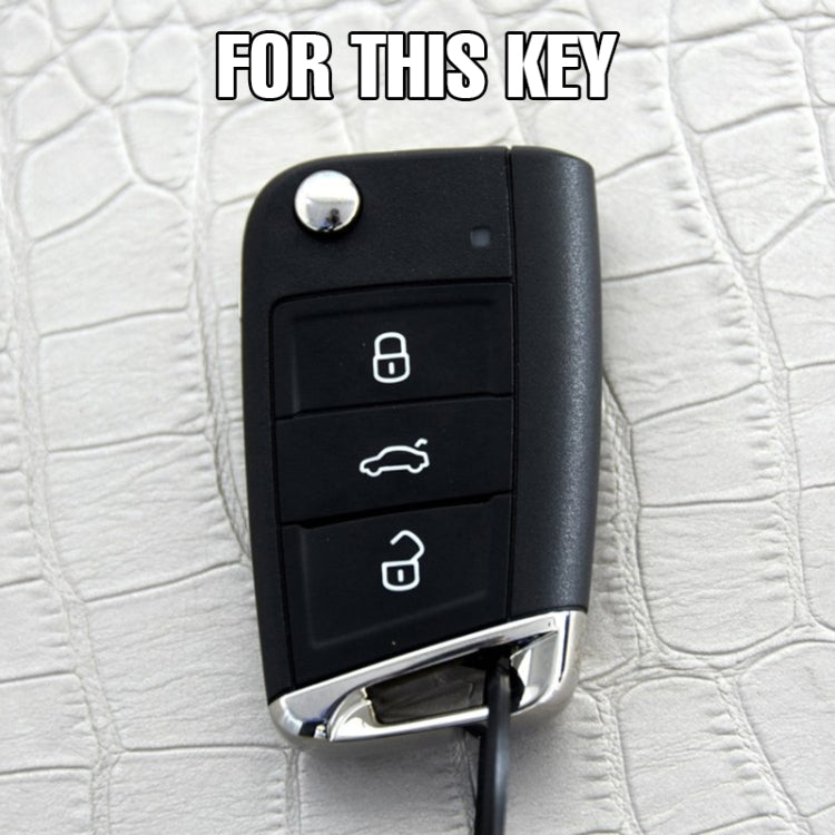 Silicone Key Case Cover for Volkswagen Polo Golf 7/ Skoda, Silicone Key Case