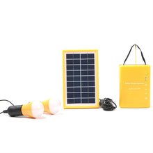 Load image into Gallery viewer, 3W Solar Small System Household Multifunctional Portable Emergency Light, Yellow, Green, Red