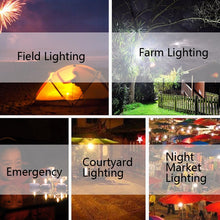Load image into Gallery viewer, 3W Solar Small System Household Multifunctional Portable Emergency Light, Yellow, Green, Red