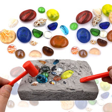 Load image into Gallery viewer, 3 PCS Colorful Gemstone Archaeological Treasure Excavation Toy Creative DIY Puzzle Toy