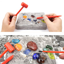 Load image into Gallery viewer, 3 PCS Colorful Gemstone Archaeological Treasure Excavation Toy Creative DIY Puzzle Toy