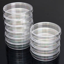 Load image into Gallery viewer, 10 PCS Polystyrene Sterile Petri Dishes Bacteria Dish Laboratory Medical Biological Scientific Lab Supplies, 55mm, 60mm, 70mm, 90mm, 100mm, 150mm