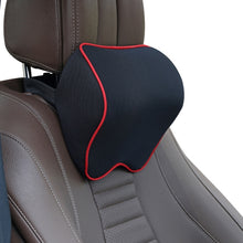 Load image into Gallery viewer, Car Headrest Pillow Neck Pillow Car Memory Foam Cervical Pillow Interior Supplies, Memory Foam Pillow(Black Red Edge), Memory Foam Pillow(Black Brown Edge), Memory Foam Pillow(Black White Edges), Memory Foam Pillow(Beige), Memory Foam Pillow(Light Brow...