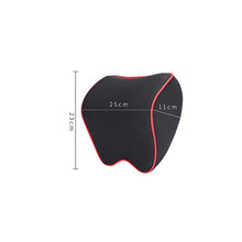 Load image into Gallery viewer, Car Headrest Pillow Neck Pillow Car Memory Foam Cervical Pillow Interior Supplies, Memory Foam Pillow(Black Red Edge), Memory Foam Pillow(Black Brown Edge), Memory Foam Pillow(Black White Edges), Memory Foam Pillow(Beige), Memory Foam Pillow(Light Brow...