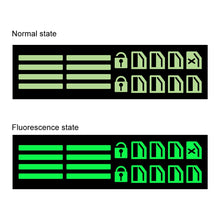 Load image into Gallery viewer, Car Window Sticker Lifter Modified Sticker Car Luminous Switch Car Window Button Car Sticker, Luminous Green, Luminous Orange, Luminous Blue