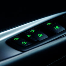 Load image into Gallery viewer, Car Window Sticker Lifter Modified Sticker Car Luminous Switch Car Window Button Car Sticker, Luminous Green, Luminous Orange, Luminous Blue