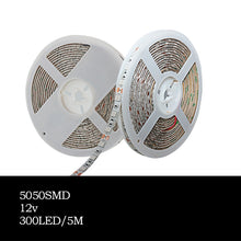 Load image into Gallery viewer, 5m 300 LEDs SMD 5050 Full Spectrum LED Strip Light Fitolampy Grow Lights for Greenhouse Hydroponic Plant, Non Waterproof, Waterproof