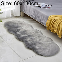 Load image into Gallery viewer, Faux Wool Leather Sofa Carpet Floor Mats Fleece Cushions Bay Window Mats, 60x180cm