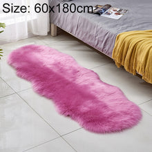 Load image into Gallery viewer, Faux Wool Leather Sofa Carpet Floor Mats Fleece Cushions Bay Window Mats, 60x180cm