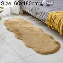 Load image into Gallery viewer, Faux Wool Leather Sofa Carpet Floor Mats Fleece Cushions Bay Window Mats, 60x180cm