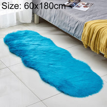 Load image into Gallery viewer, Faux Wool Leather Sofa Carpet Floor Mats Fleece Cushions Bay Window Mats, 60x180cm