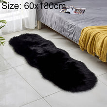 Load image into Gallery viewer, Faux Wool Leather Sofa Carpet Floor Mats Fleece Cushions Bay Window Mats, 60x180cm