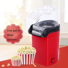 Load image into Gallery viewer, Household Electric Popcorn Machine Blow Mini Popcorn Bagging Machine, EU Plug 220V, US Plug 110V