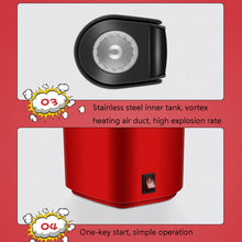 Load image into Gallery viewer, Household Electric Popcorn Machine Blow Mini Popcorn Bagging Machine, EU Plug 220V, US Plug 110V