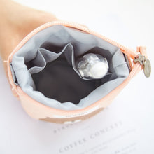 Load image into Gallery viewer, Corduroy Retractable Drop-Down Pencil Case Student Stationery Storage Bag, White Cat, Black Cat, Coffee Cat, Gray Cat