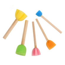 Load image into Gallery viewer, 5 in 1 Sponge Stamp DIY Graffiti Items For Children, 10 Packs Mushroom Stick