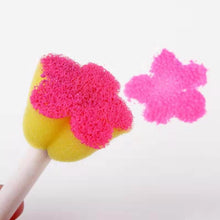Load image into Gallery viewer, 5 in 1 Sponge Stamp DIY Graffiti Items For Children, 10 Packs Mushroom Stick