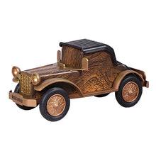 Load image into Gallery viewer, A9 Retro Wood Grain Classic Car Shape Wireless Bluetooth Speaker Subwoofer Radio Portable Mobile Phone Stand Mini Speaker