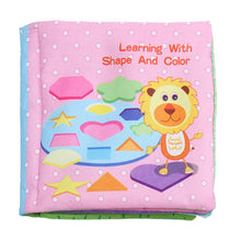 Load image into Gallery viewer, Baby Rattles Toy Soft Animal Cloth Book Newborn Stroller Hanging Toy Early Learning Education Baby Toys, Fruit, Vegetable, Shape, Vehicle