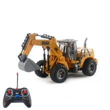 Load image into Gallery viewer, Wireless Remote Control 5-Way Charging Electric Engineering Vehicle Model, Bulldozer, Excavator