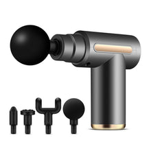 Load image into Gallery viewer, Fascia Gun Pocket Electric Shock Gun  Muscle Massage Gun, Folding (Black), Folding  (Red), Folding (Blue), Folding (Green), MiniA (Black), MiniA (Silver), MiniA (Pink), MiniA (Green), MiniB (Black), MiniB (Green), MiniB (Red), LCD Screen 20-speed (Blac...