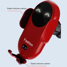 Load image into Gallery viewer, Smart Infrared Sensor Car Wireless Charger Car Holder Mobile Phone Wireless Charger, Black, Red, Yellow, Blue, Black  (With Suction Cup Bracket), Red  (With Suction Cup Bracket), Yellow  (With Suction Cup Bracket), Blue  (With Suction Cup Bracket)