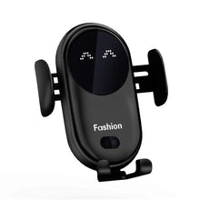 Load image into Gallery viewer, Smart Infrared Sensor Car Wireless Charger Car Holder Mobile Phone Wireless Charger, Black, Red, Yellow, Blue, Black  (With Suction Cup Bracket), Red  (With Suction Cup Bracket), Yellow  (With Suction Cup Bracket), Blue  (With Suction Cup Bracket)