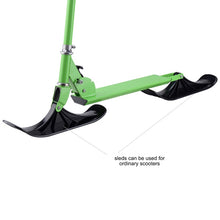 Load image into Gallery viewer, Children Skating Scooter Sled Ski Vehicle Accessories Dual-Purpose Ski Vehicle Two-Wheeled Outdoor Equipment