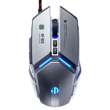 Load image into Gallery viewer, Inphic W-02 6 Keys Home Office Luminous Macro Programming USB Computer Mechanical Game Wired Mouse, W-02 (Metallic Gray), PW2 (Classic Black), PW2 (King Nebula), PW2 (Jedi Password)