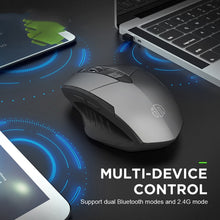 Load image into Gallery viewer, Inphic A1 6 Keys 1000/1200/1600 DPI Home Gaming Wireless Mechanical Mouse, Colour: Gray Wireless+Bluetooth 4.0+Bluetooth 5.0, Black Wireless Charging Silent Version, Gray Wireless Charging Silent Version, Red Wireless Charging Silent Version           ...
