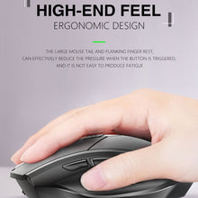 Load image into Gallery viewer, Inphic A1 6 Keys 1000/1200/1600 DPI Home Gaming Wireless Mechanical Mouse, Colour: Gray Wireless+Bluetooth 4.0+Bluetooth 5.0, Black Wireless Charging Silent Version, Gray Wireless Charging Silent Version, Red Wireless Charging Silent Version           ...