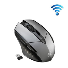 Load image into Gallery viewer, Inphic A1 6 Keys 1000/1200/1600 DPI Home Gaming Wireless Mechanical Mouse, Colour: Gray Wireless+Bluetooth 4.0+Bluetooth 5.0, Black Wireless Charging Silent Version, Gray Wireless Charging Silent Version, Red Wireless Charging Silent Version           ...