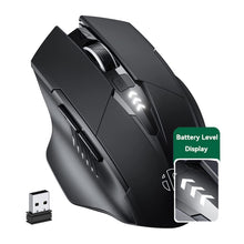 Load image into Gallery viewer, Inphic A1 6 Keys 1000/1200/1600 DPI Home Gaming Wireless Mechanical Mouse, Colour: Gray Wireless+Bluetooth 4.0+Bluetooth 5.0, Black Wireless Charging Silent Version, Gray Wireless Charging Silent Version, Red Wireless Charging Silent Version           ...