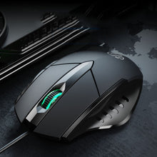Load image into Gallery viewer, Inphic PW1 Game Mute Macro Definition Illuminated Wired Mouse, Cable Length: 1.5m, Mute Black Business Version, Mute Black Game Version, Mute Red Game Version, Mute Titanium Gray Game Version